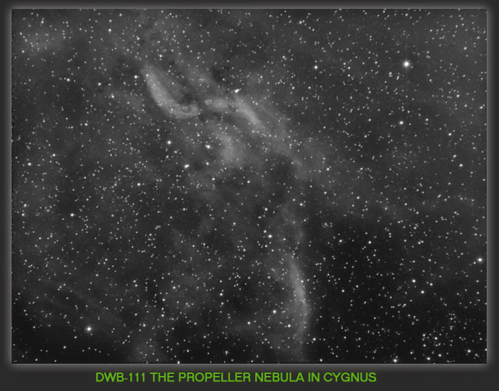 CELESCOPE / Photos / DWB-111 THE PROPELLER NEBULA IN CYGNUS