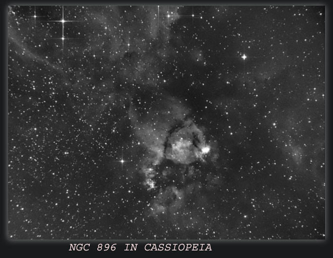 CELESCOPE / Photos / NGC 896 NEBULA IN CASSIOPEIA