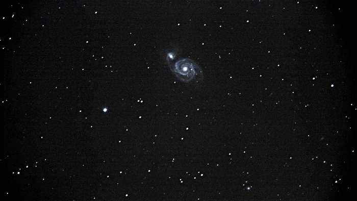 SpaceHopper / Photos / M51 - 2nd go at processing image