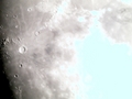 Wedge / Photos / Moon through Webcam