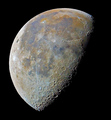 geppetto / Photos / Coloured waning moon 21/09/2008 3:15 am