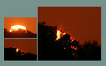redglare / Photo / the sun with clouds of mossies